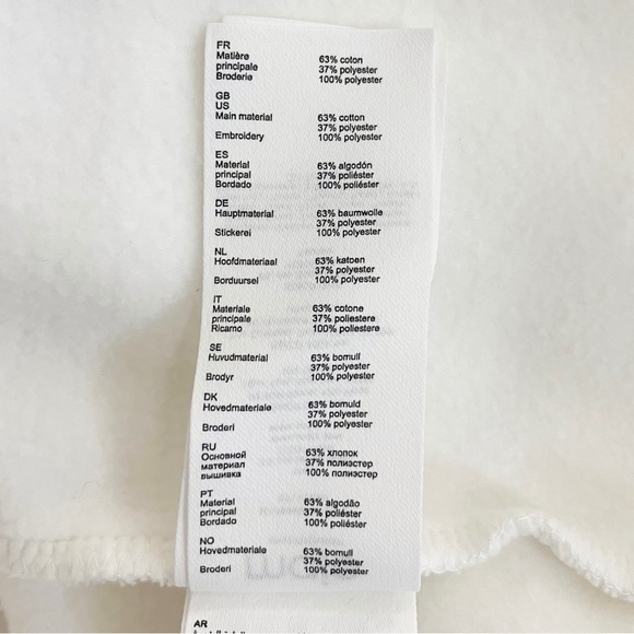 Maje Embroidered Play Funky Baby Cropped
French Cotton Hoodie Sweatshirt - Picture 13 of 15